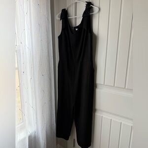 White House Black Market Sleeveless Black Jumpsuit